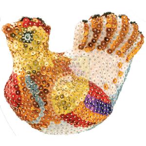 KSG 3D Sequins Hen