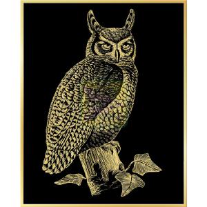 K S G KSG Artfoil Gold Owl