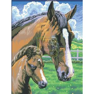 KSG Masterpiece Junior Paint by Number Horse and Foal