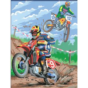 KSG Masterpiece Junior Paint by Number Motorbikes