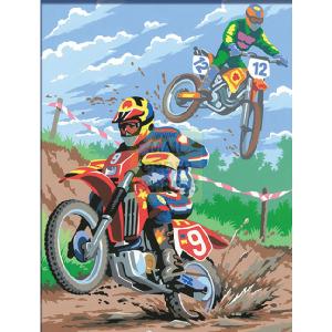 KSG Masterpiece Junior Paint by Number Motorbikes