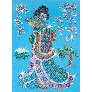 K S G KSG Sequin Arts and Beads Geisha Girl