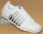 K-Swiss Arvee SP White/Black Leather Trainers