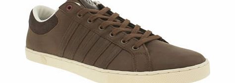 K-SWISS Dark Brown Adcourt 72 Trainers
