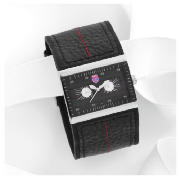 K-swiss dual time black dial and strap