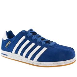 Male Farland Suede Upper Fashion Trainers in Blue