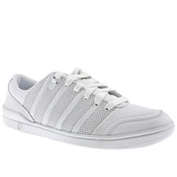 K-Swiss Male Grande Court Leather Upper Fashion Trainers in White