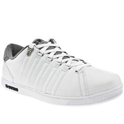 Male Lozan Re Mastered Leather Upper Fashion Trainers in White and Grey