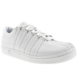 Male The Classic Leather Upper Fashion Trainers in White
