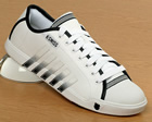 K-Swiss Moulton White/Navy Leather Trainers