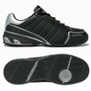 Outsole Durable Aosta II rubber. Midsole Compression-molded EVA.  Shock Spring cushioning technology
