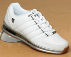 K-Swiss Rinzler White/Black Leather Trainers
