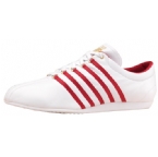 K-Swiss Womens Elegant Classic Valentine Trainer White/Red