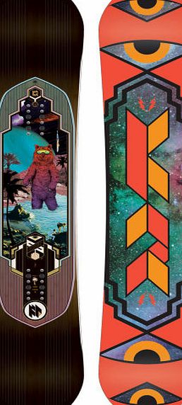 K2 Mens K2 Fastplant Snowboard - Multicolour