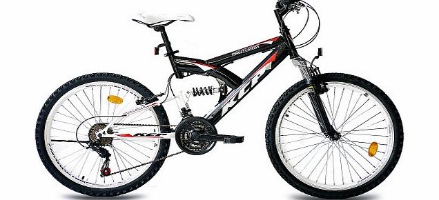 KCP 24`` KCP MOUNTAIN BIKE Youth Kids Bike PANTHERA 18 speed Shimano white black - (24 inch)