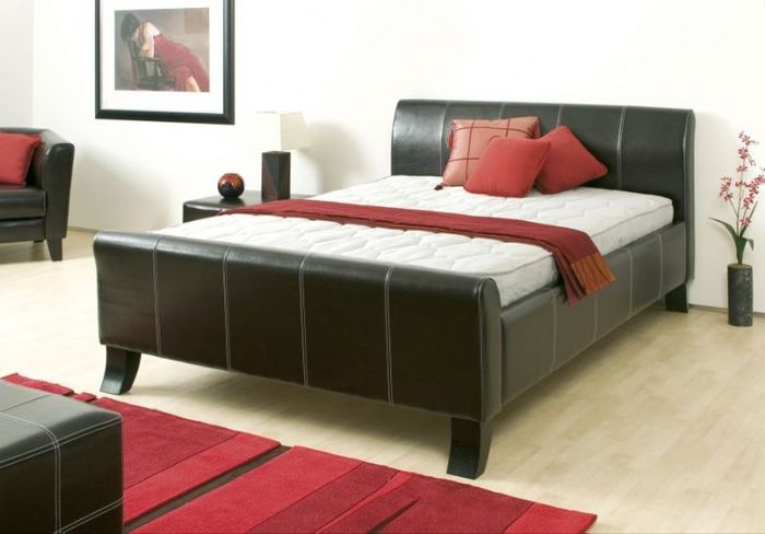 KD Michelle 5ft Kingsize Leather Bed