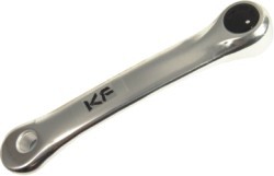 KF 165mm Left Hand Crank Silver Alloy