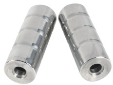 Stainless Steel for 10 or 14mm Axles Bolt-Through Silver 2008
