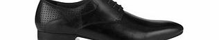 KG Kurt Geiger Darren black perforated leather shoes
