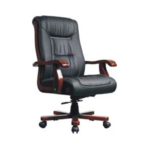 KGM Designs Burlington Black Leather Office Chair