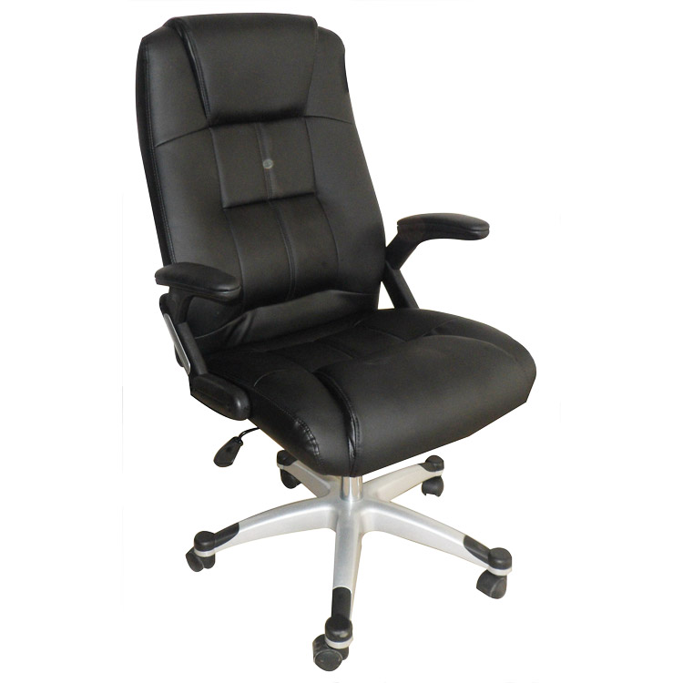KGM Designs Lorus 200 Black leather Office Chair