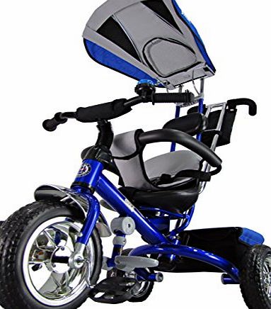 Kiddo by Raygar Kiddo 2015 Smart New Design 4-in-1 Childrens Tricycle Kids Trike 3 Wheel Bike Parent New - Blue