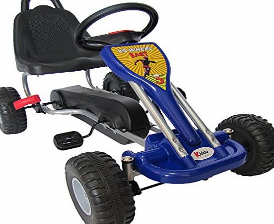 Kiddo by Raygar Kiddo 2016 Classic Design Blue Kids Childrens Pedal Go-Kart Ride-On Car - Suitable For 3 to 5 Years - New