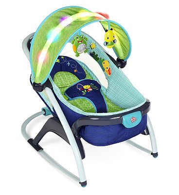 Kids II Bright Starts Light Up Lagoon Rocker Napper