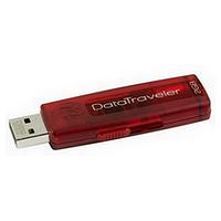 Kingston Memory 2GB USB 2.0 Capless DataTraveler - RED