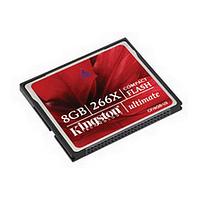 Kingston Memory 8GB Ultimate CompactFlash 266x w/Recovery s/w