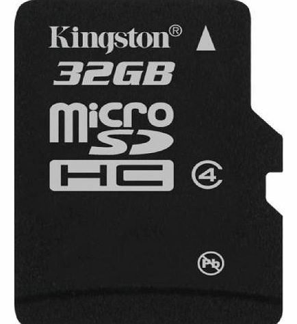 Kingston microSDHC 32 GB - Class 4 - Memory card with