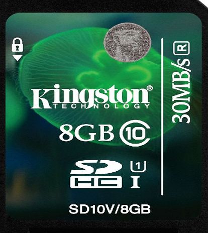 Kingston SDHC 8 GB class 10 UHS-I 30R - Memory card