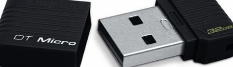 Kingston Technology 32GB USB 2 High-Speed Micro DataTraveler DTMCK/32GB - Black