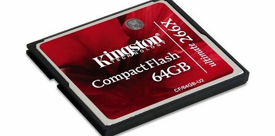 Kingston Technology 64GB Ultimate Compact Flash Card