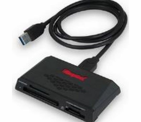 KINGSTON TECHNOLOGY FCR-HS3 - Black - USB 3.0 Media Reader