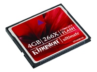 KINGSTON Ultimate - Flash memory card - 4 GB - 266x - CompactFlash Card