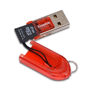 USB Micro SD Card Reader + 2GB Micro SD