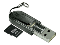 Kingston USB microSD Reader   Card Card reader ( microSD ) flash: microSD 1 GB