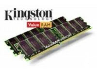 KINGSTON ValueRAM - Memory - 1 GB ( 2 x 512 MB ) - DIMM 240-pin - DDR2 - 400 MHz / PC2-3200 - CL3 -