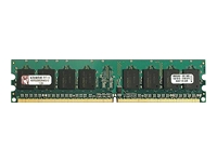 KINGSTON ValueRAM - Memory - 1 GB - DIMM 240-pin - DDR2 - 667 MHz / PC2-5300 - CL5 - 1.8 V - unbuffe