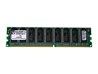 KINGSTON ValueRAM - Memory - 512 MB - DIMM 184-PIN - DDR - 400 MHz / PC3200 - CL3 - 2.6 V - unbuffer