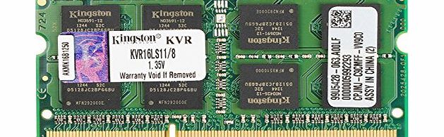 Kingston ValueRam 8 GB DDR3L 1600 MHz SODIMM CL11 Memory Module