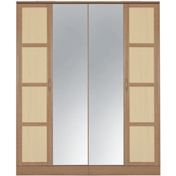 Kingstown - Breeze 4 Door Wardrobe with Twin
