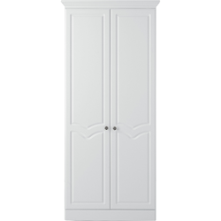 Kingstown - Insignia White Tall Double Wardrobe