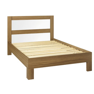 Kingstown , Mono White, 4FT 6 Double Bedstead