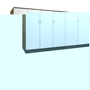 , Mono White, 5 Door Wardrobe