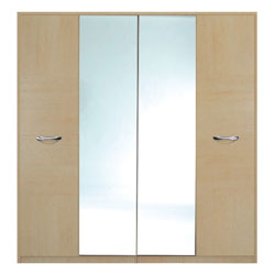 Kingstown - Opus 4 Door Centre Mirror Wardrobe