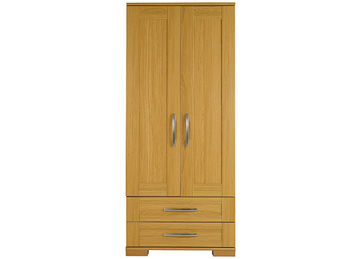 KINGSTOWN FURNITURE LTD Toulouse 2 Door Wardrobe with Drawers