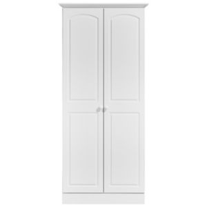 Kingstown Greenwich White 2 Door Wardrobe