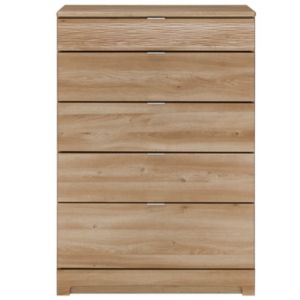 Kingstown Noah Oak 5 Drawer Chest
